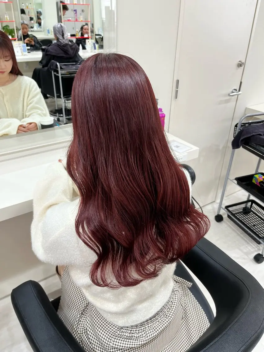 セミロング カラー 💟RINNA 艶カラー💟のヘアスタイル