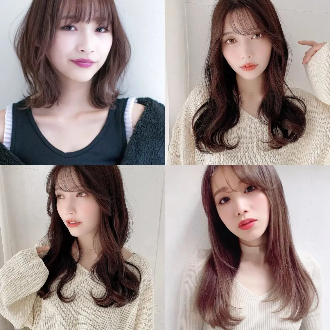 ロング カラー カット ヘアカラー トリートメント ❣️韓国/レイヤー/ 透明感カラー/まさのヘアスタイル