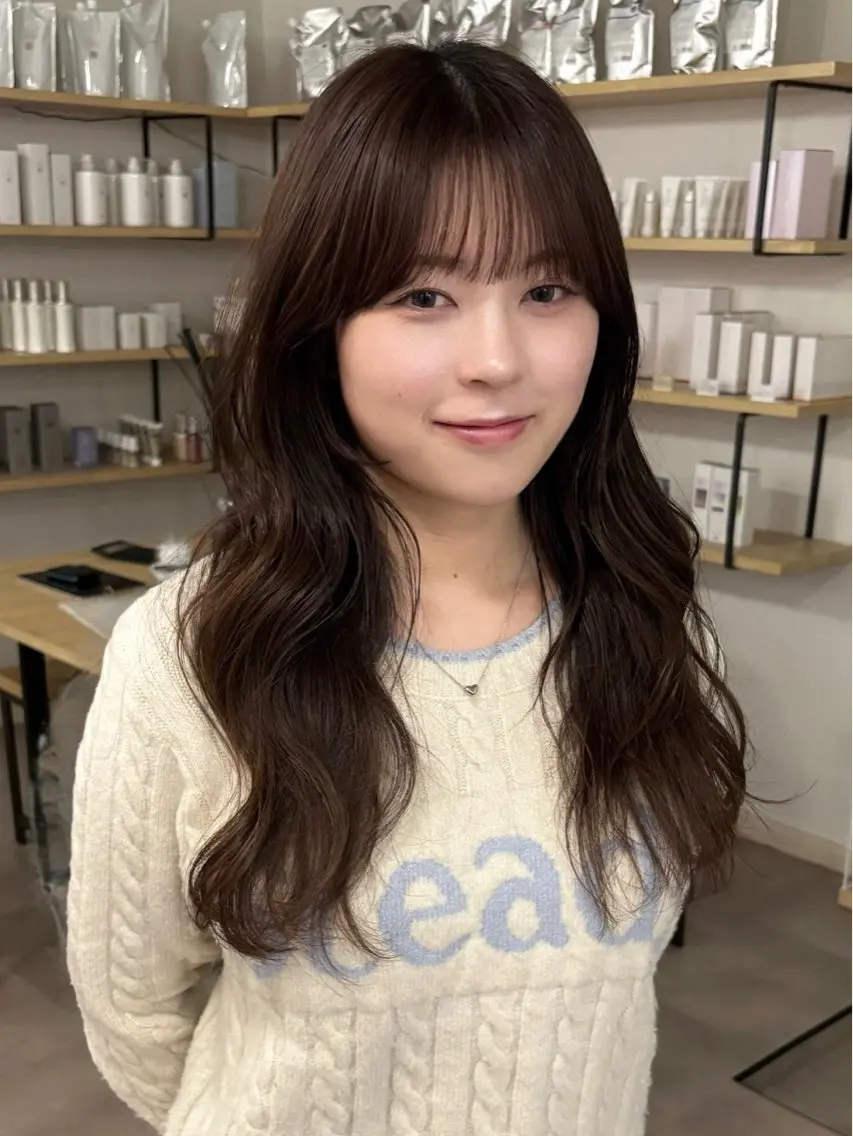 ロング ヘアカラー YUI /モデル募集 / 京都烏丸のヘアスタイル