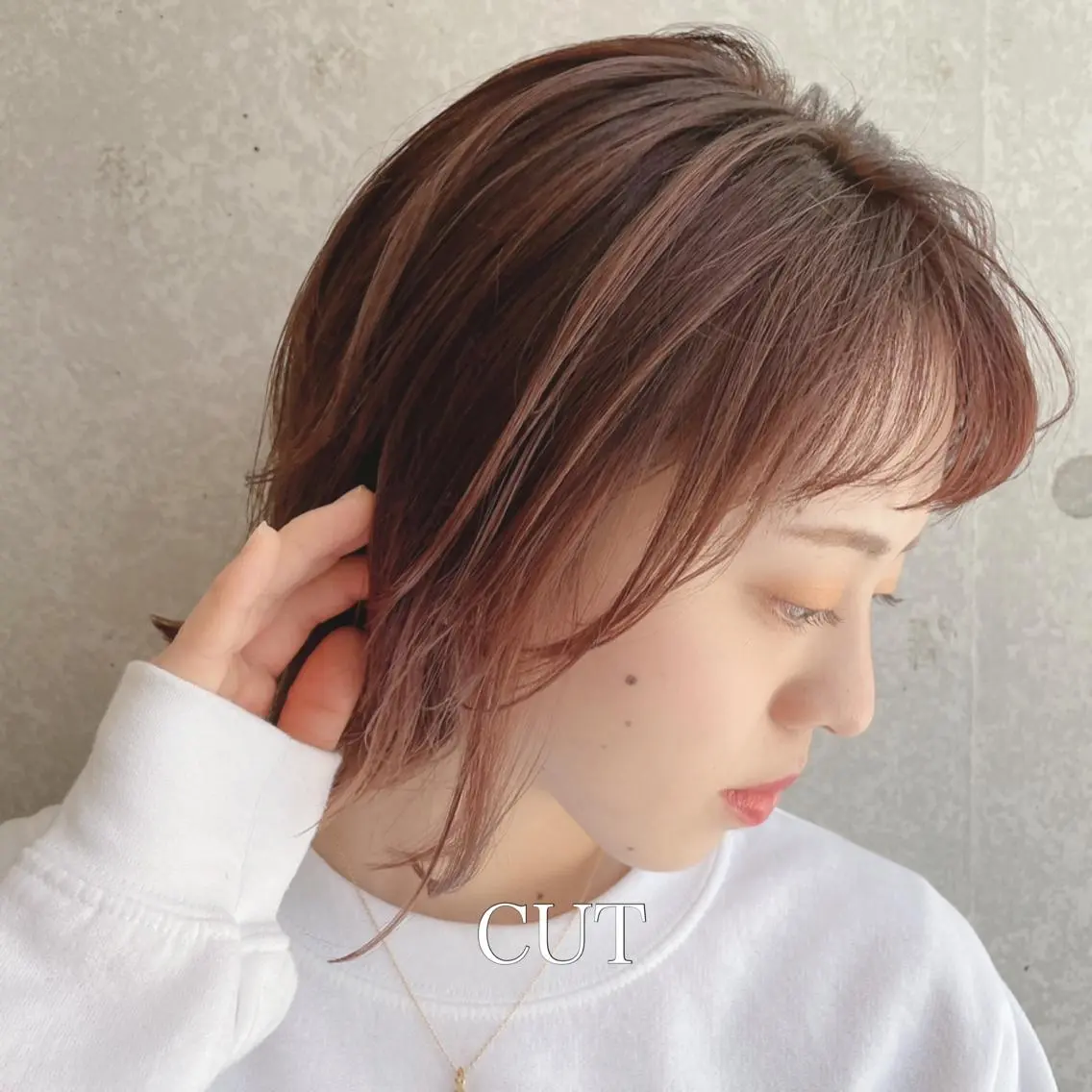 ショート カット トリートメント レイヤー🍒ウルフ 🤎店長anju🪽のヘアスタイル