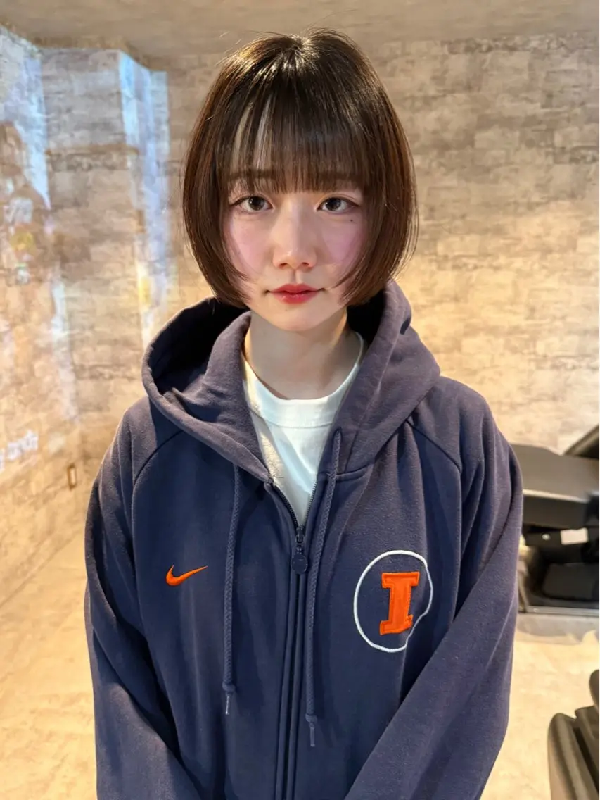 ショート カラー 似合わせカット カット トリートメント mai / linoah˚✧のヘアスタイル