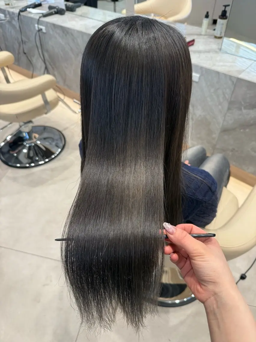 ロング カラー ヘアカラー 木村 智美のヘアスタイル