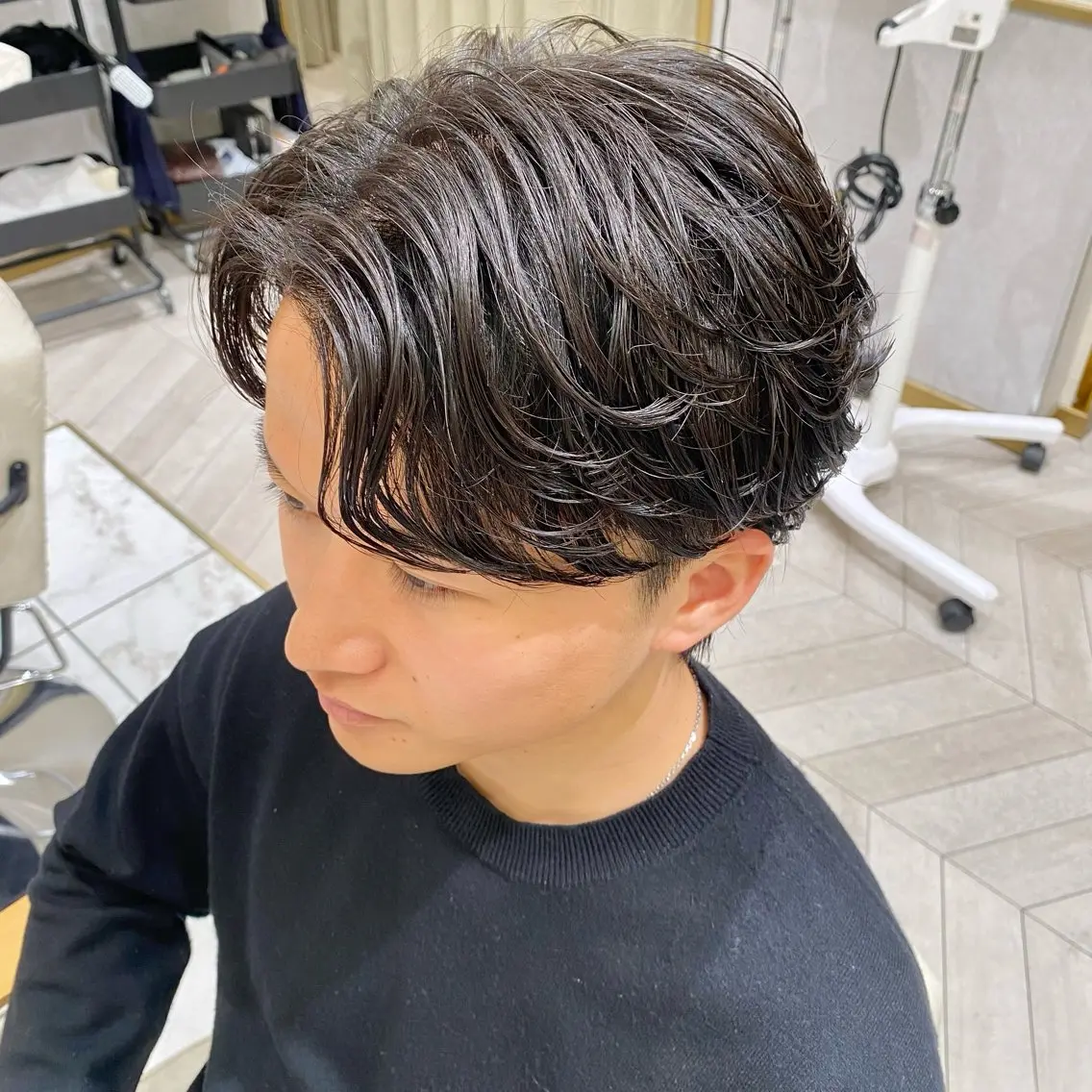 【大人気フェザーパーマ🕰️】カット+パーマの写真