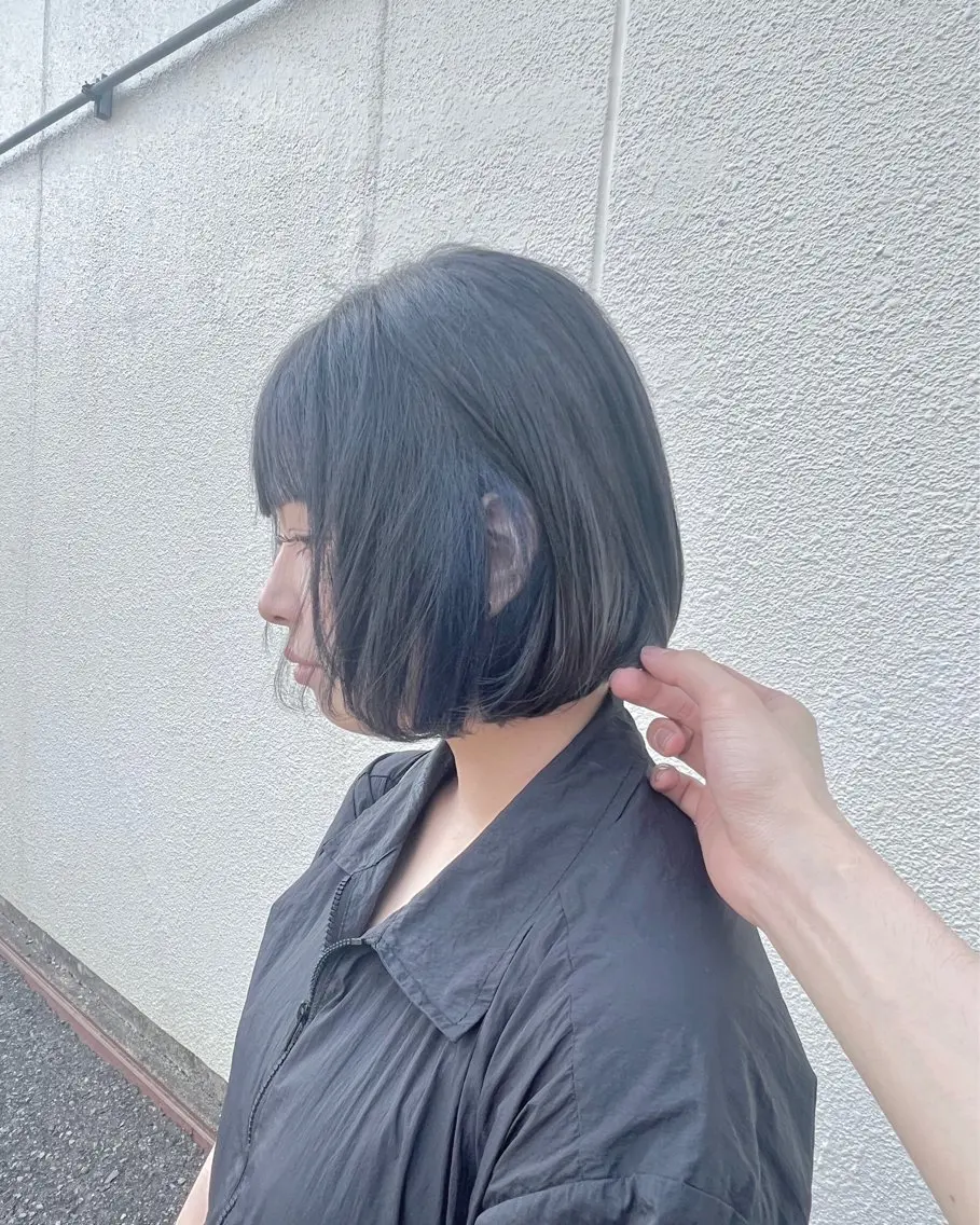 ミディアム カラー ヘアカラー トリートメント 似合わせ×扱いやすさ /ボブ/澁谷礼一のヘアスタイル