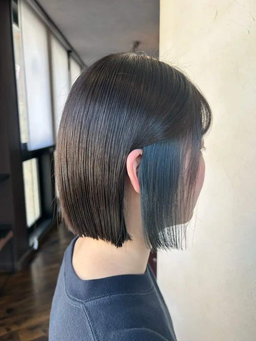 ショート カラー ヘアアレンジ カット ヘアカラー トリートメント Rina🌷 ダメージレスカラーのヘアスタイル