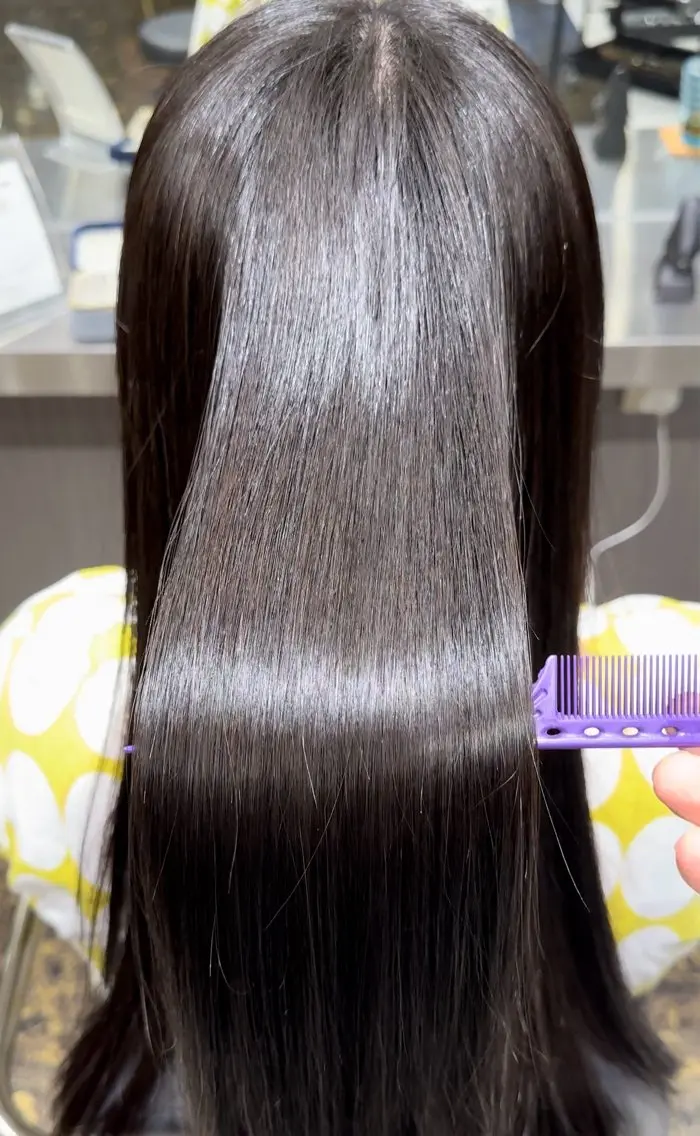 ロング パーマ 下小鶴 優治のヘアスタイル