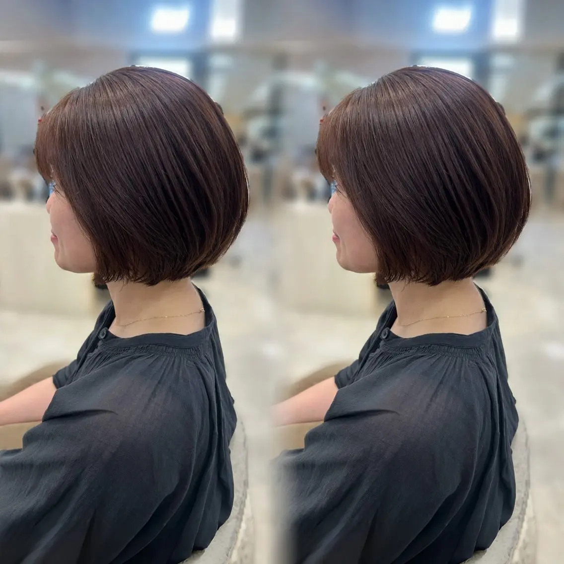 ショート カット ツヤ髪/ボブ/アレ ンジ🌿yuiのヘアスタイル
