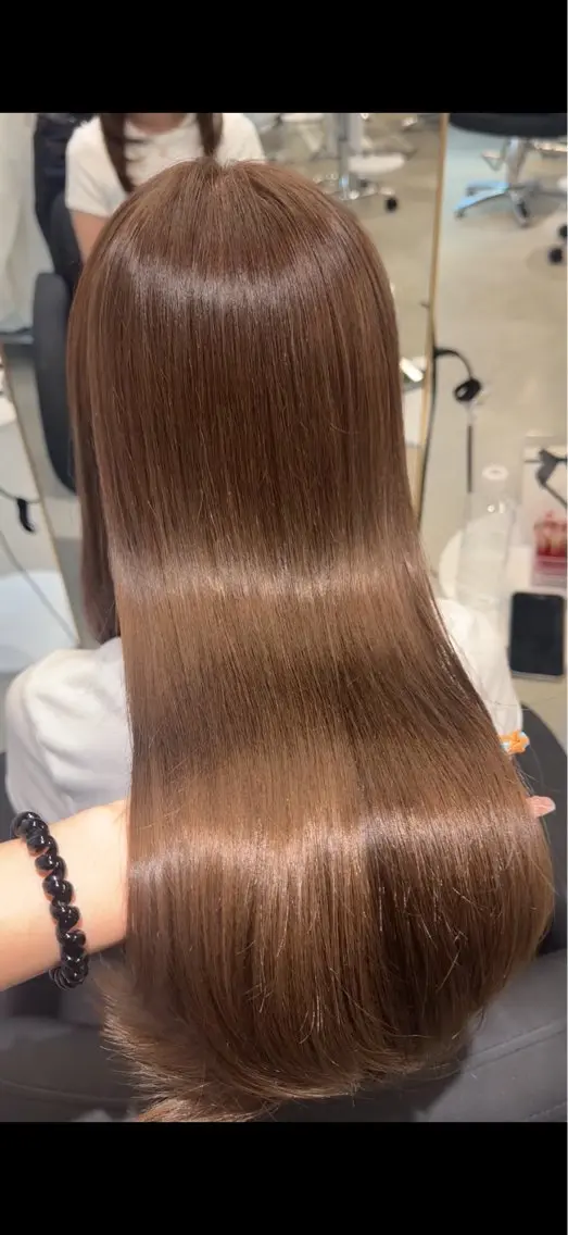ロング カラー ヘアカラー caho/大阪梅田 韓国ヘア♡のヘアスタイル
