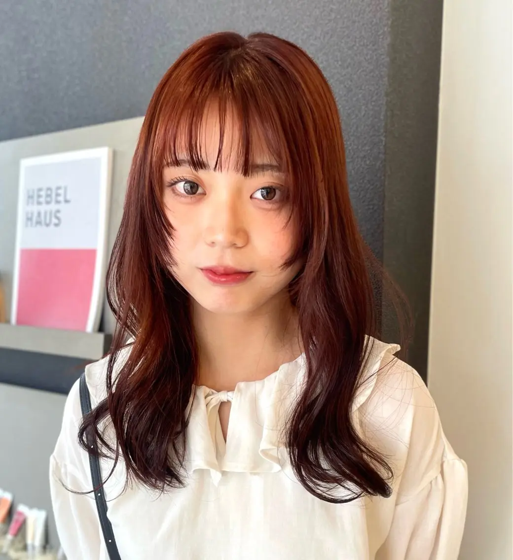 カット＋ブリーチなしWカラー＋3stepトリートメント💕🩷の写真