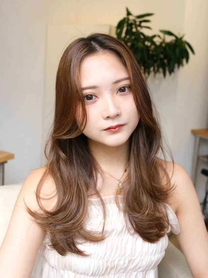 セミロング カット 似合わせレイヤー✄﻿ ヨシノ マサキのヘアスタイル