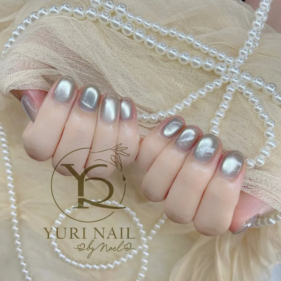 ネイル チークネイル フットネイル フレンチネイル グラデーション キラキラネイル ハンドネイル フットネイル ハンドケア YURI Nail Funabashiのネイルデザイン