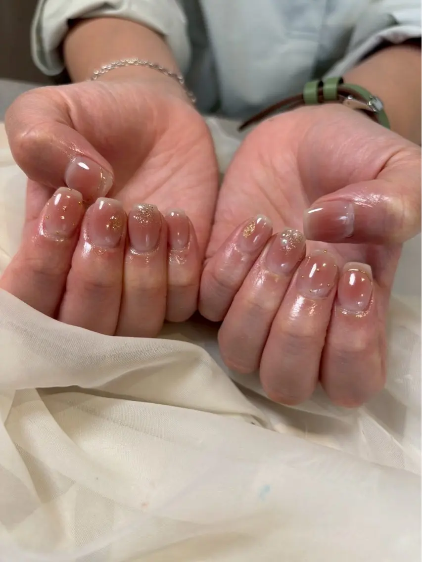 ネイル ニュアンスネイル オフィスネイル ハンドネイル Nail Salon Luanaのネイルデザイン