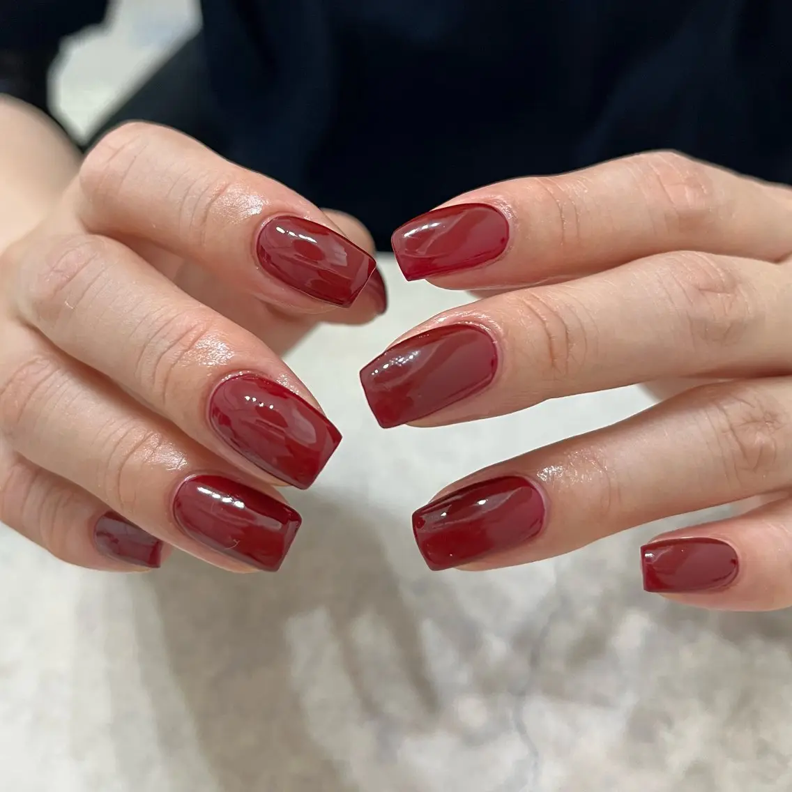 ネイル グリーン ハンドネイル vegh. nail/阿波座のネイルデザイン