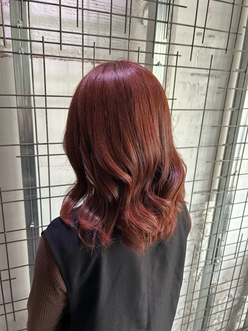 ミディアム カラー ヘアカラー Retsu /UniQのヘアスタイル