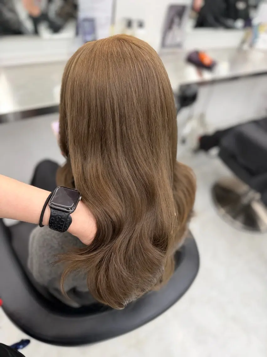 セミロング カラー ヘアアレンジ カット ヘアカラー トリートメント 透明感カラー🎀艶髪 Anju/渋谷🎀のヘアスタイル
