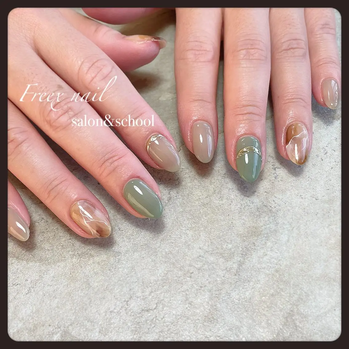 ネイル ハンドネイル ハンドケア freex nail /ニュアンス/個性派のネイルデザイン