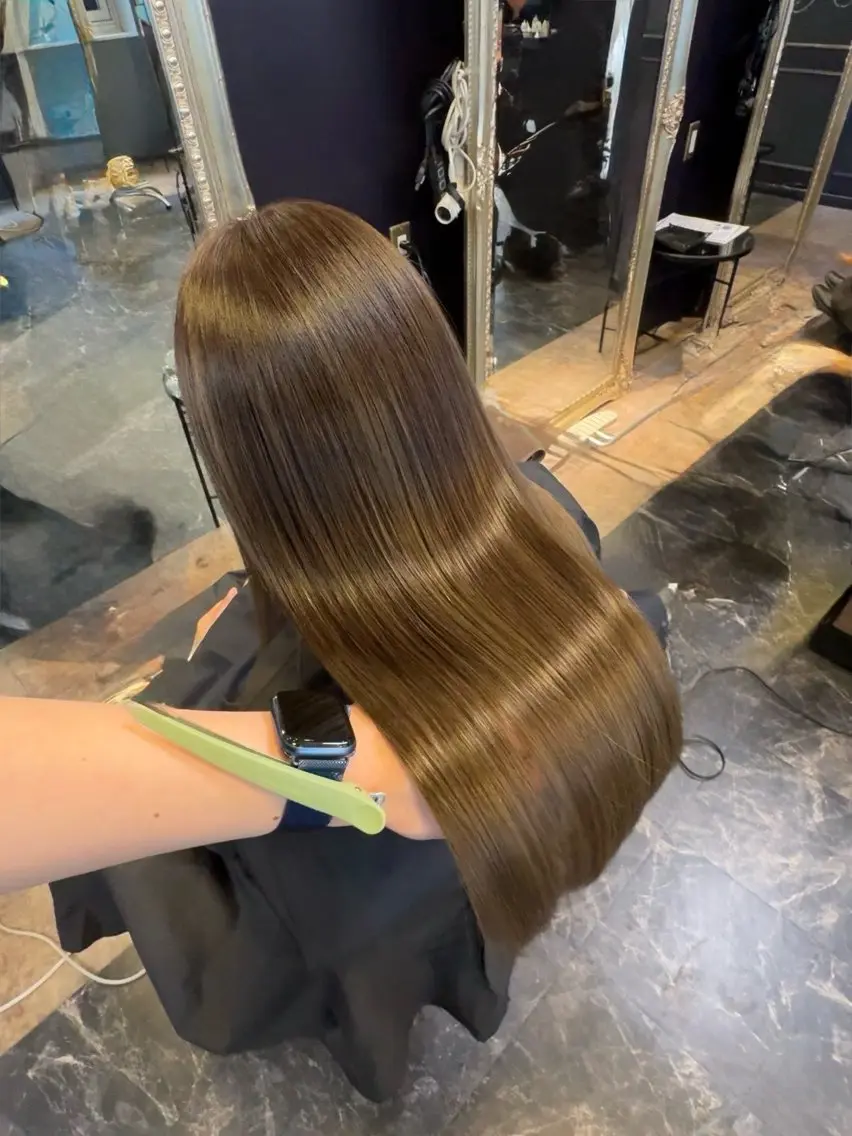 ヘアカラー➕トリートメント【髪質改善トリートメント】の写真