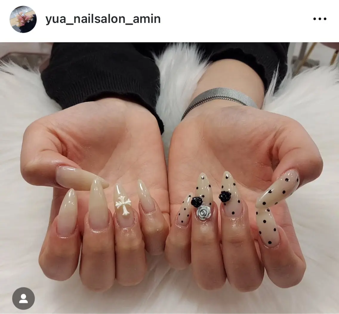 ネイル 長さ出し フットネイル ジェルネイル 韓国ネイル マグネットネイル #Amin nail salonのネイルデザイン