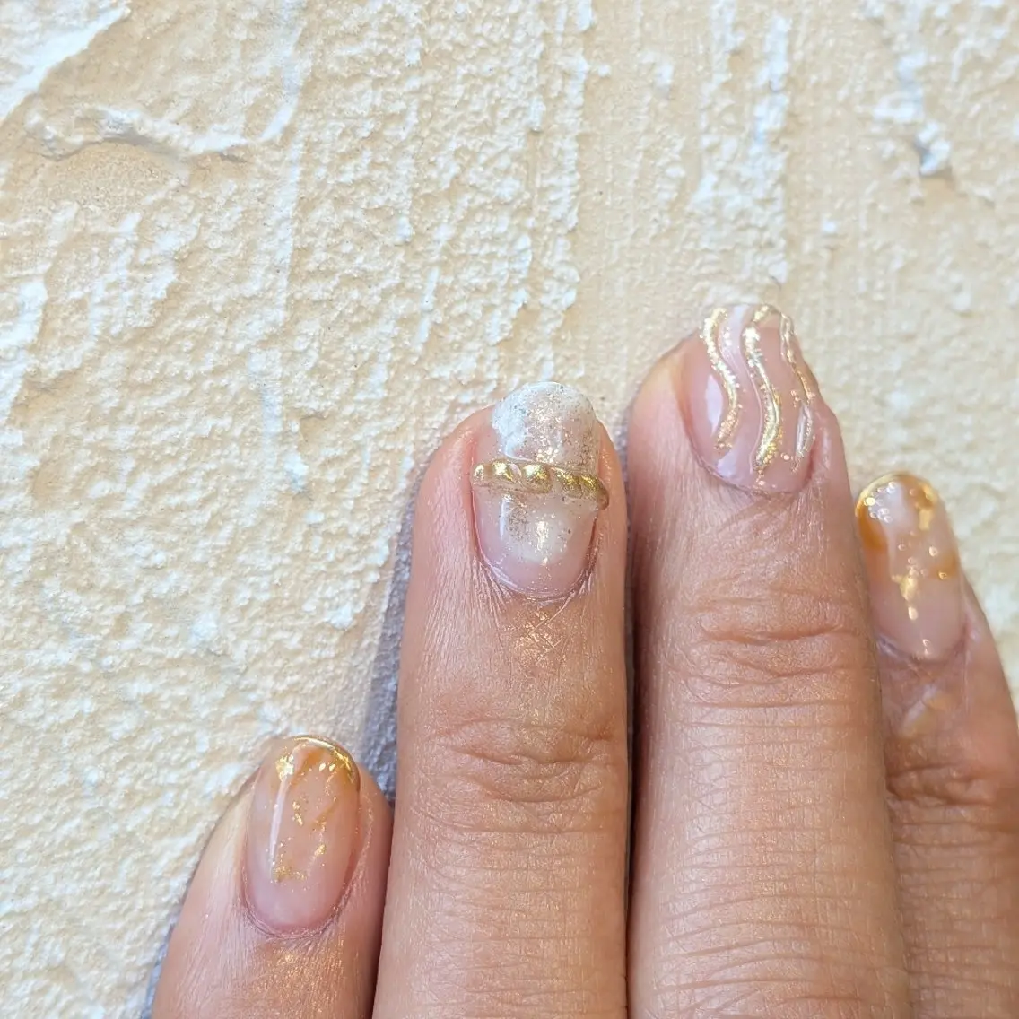 ネイル 持ち込み miel nail mayaのネイルデザイン