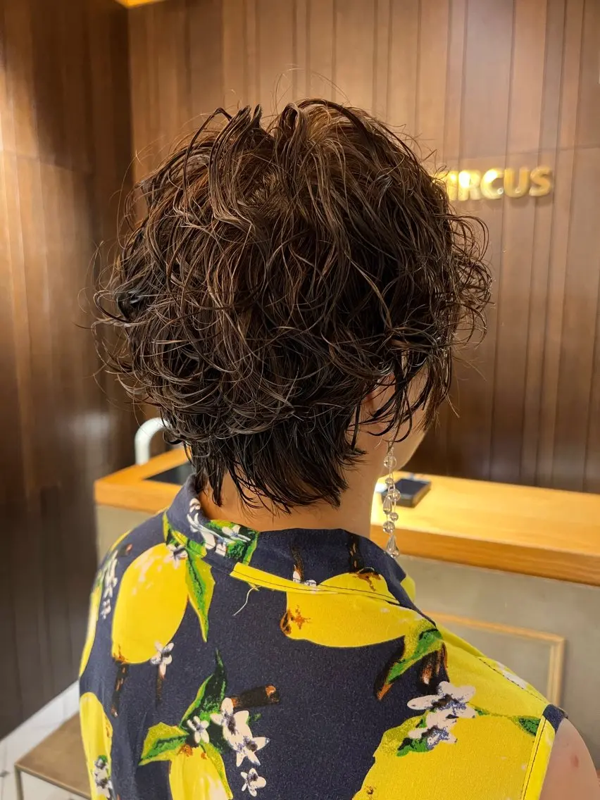 ショート パーマ ショートヘア ﾕｳﾅ/ ショートカット🐰のヘアスタイル