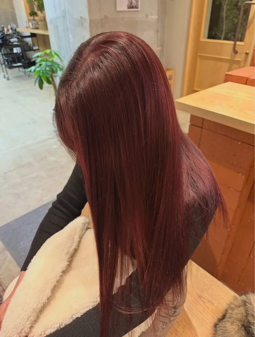 ロング ヘアカラー HIROKI /艶カラー/カットのヘアスタイル