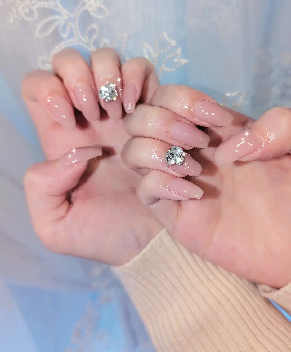 ネイル 長さ出し ジェルネイル 韓国ネイル マグネットネイル ニュアンスネイル ハンドネイル I LOVE ME NAIL.。.:*♡のネイルデザイン
