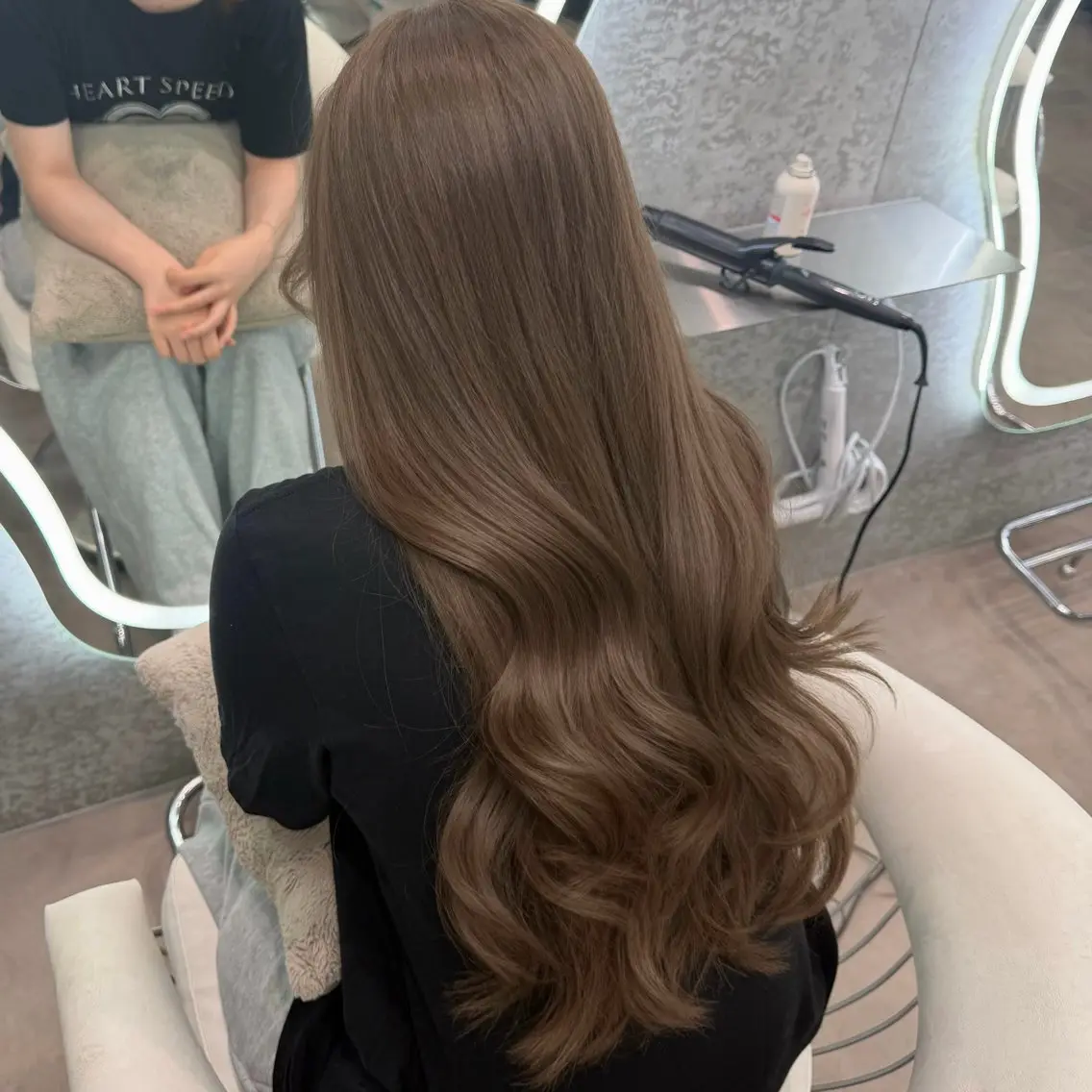 セミロング カラー ヘアアレンジ カット ヘアカラー トリートメント ブリーチなしW🎀 髪質改善／はのんのヘアスタイル