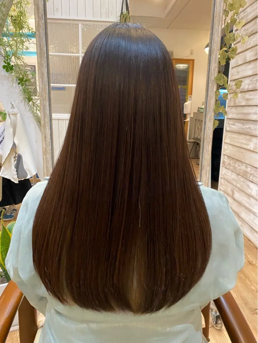【モデル限定】髪質改善ケアストレートの写真
