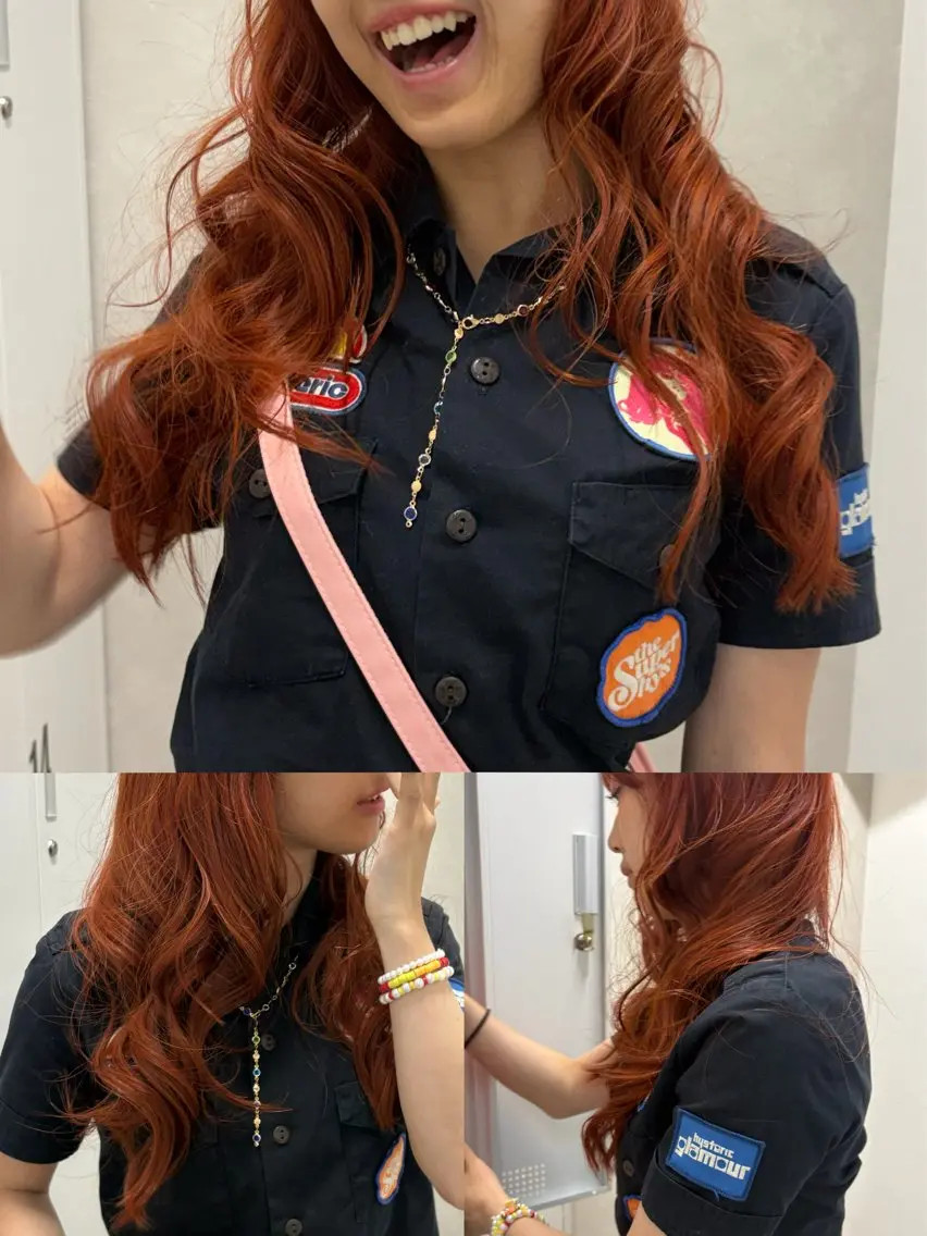 カラー ヘアカラー 大山 茶子のヘアスタイル