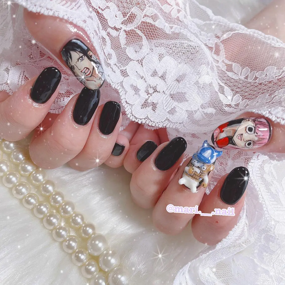 ネイル 🎀 Mayu 🎀痛ネイルのネイルデザイン