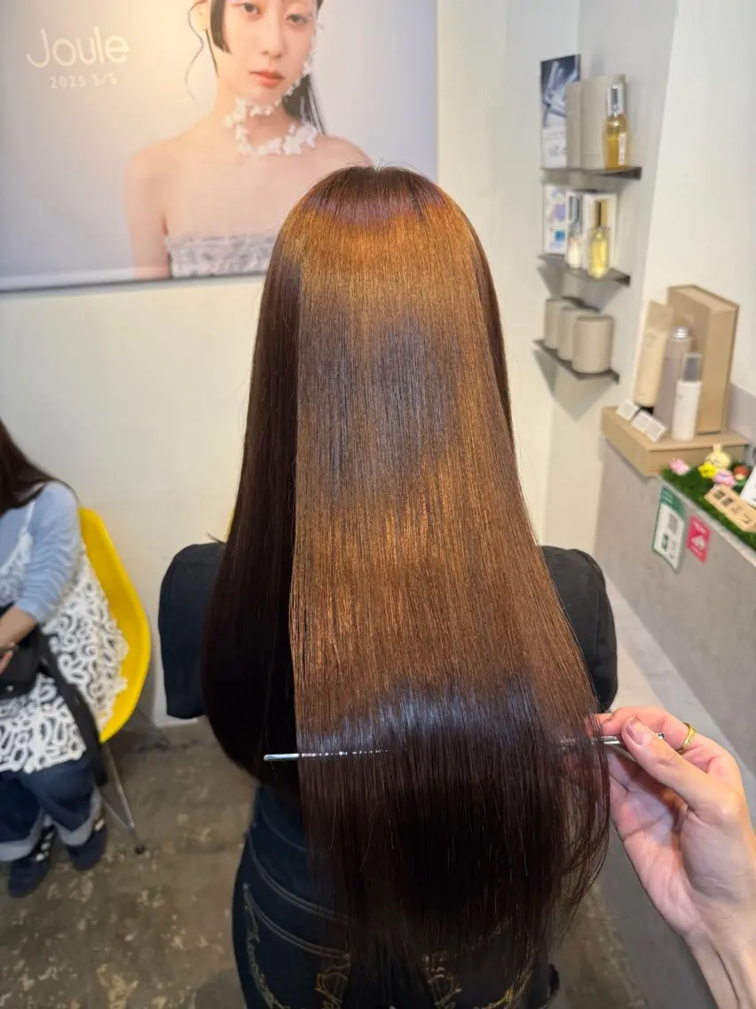 ロング カット ヘアカラー トリートメント 縮毛矯正/レイヤー カット⭐️SHOTAのヘアスタイル