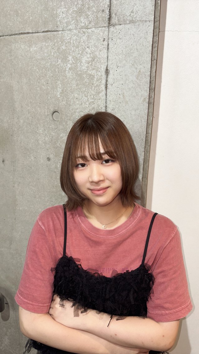 カラー ヘアカラー 三堀 七海のヘアスタイル