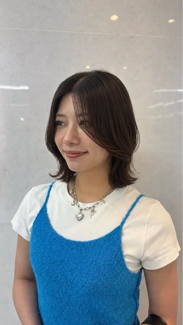 ミディアム カット ヘアカラー 【ALEAP】 coconaのヘアスタイル