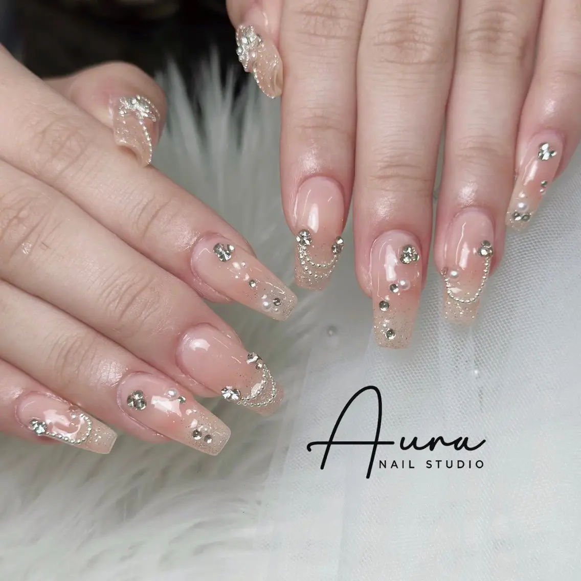 ネイル ハンドネイル Aura Nail HanNaのネイルデザイン