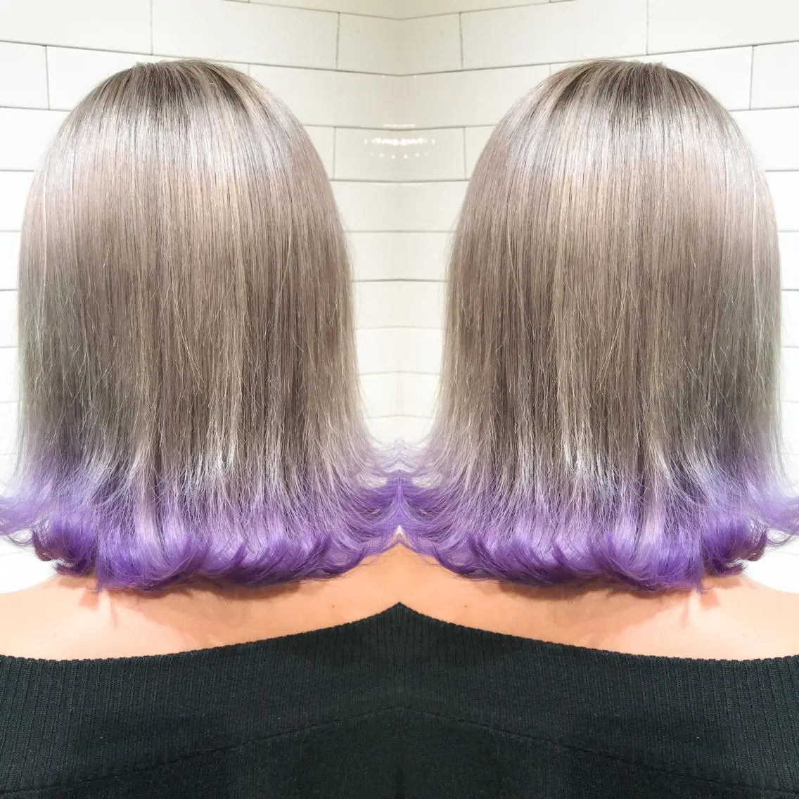 ショート カラー パープルカラー 🧡ショートの達人 🧡SHOのヘアスタイル