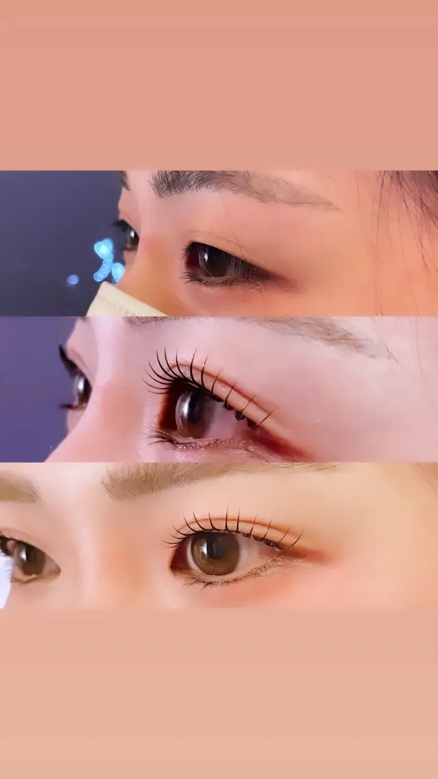 マツエク・マツパ ケラチンラッシュリフト 一重×まつ毛パーマ ロニセラ アイラッシュのマツエク・マツパデザイン