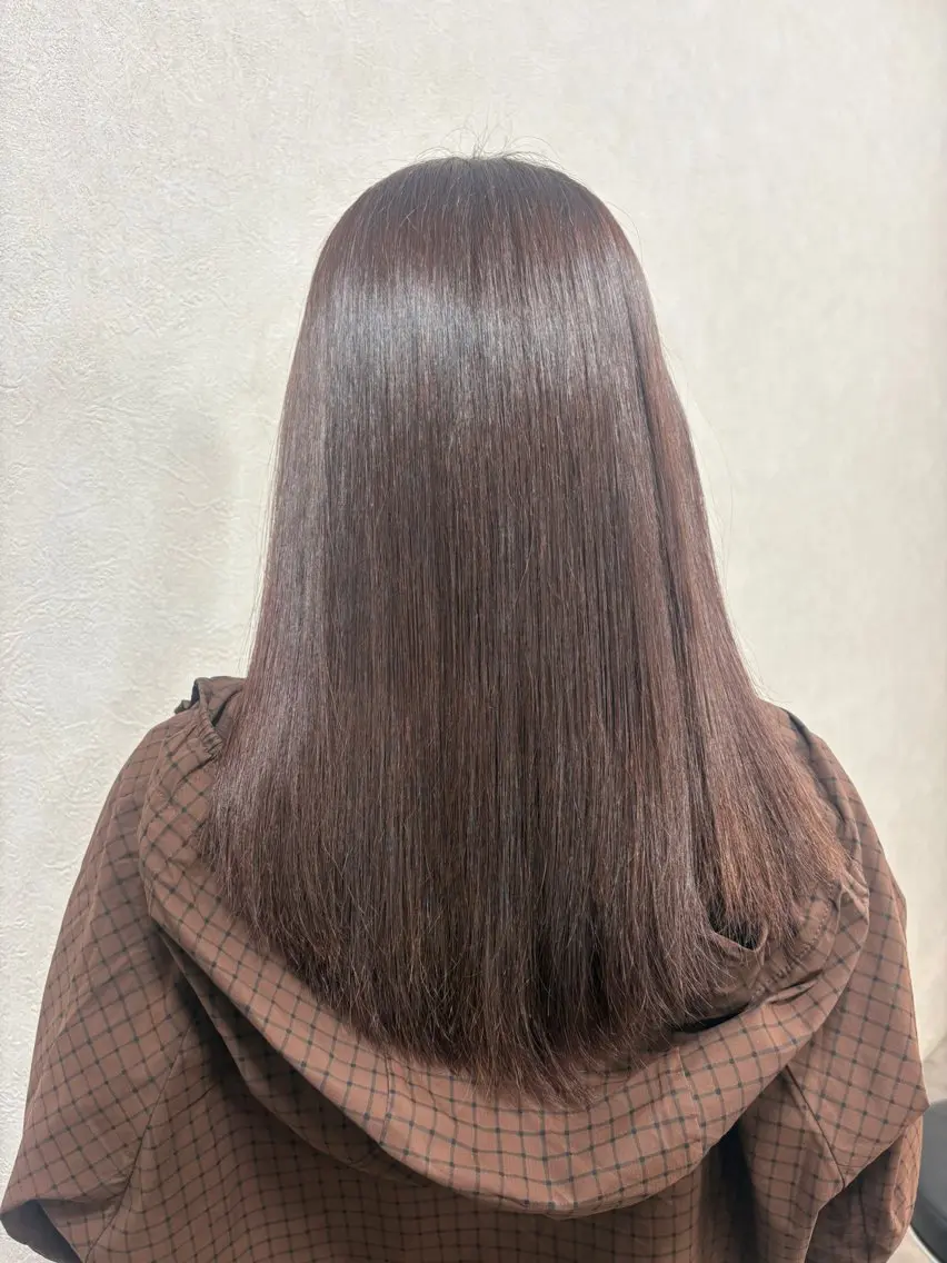セミロング カラー ピンクカラー sanaka / Minoriのヘアスタイル