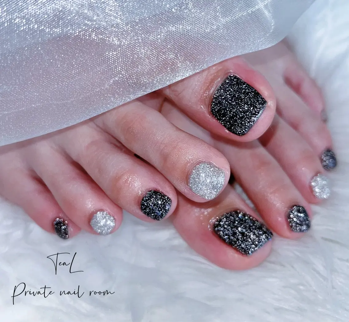 ネイル フラッシュネイル マグネットネイル TeaL nailのネイルデザイン
