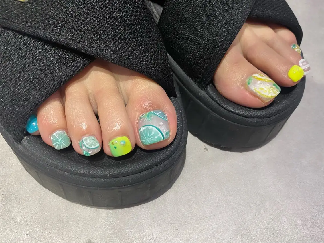 ネイル ハンドネイル nano/きもかわ nail🐬🫧のネイルデザイン