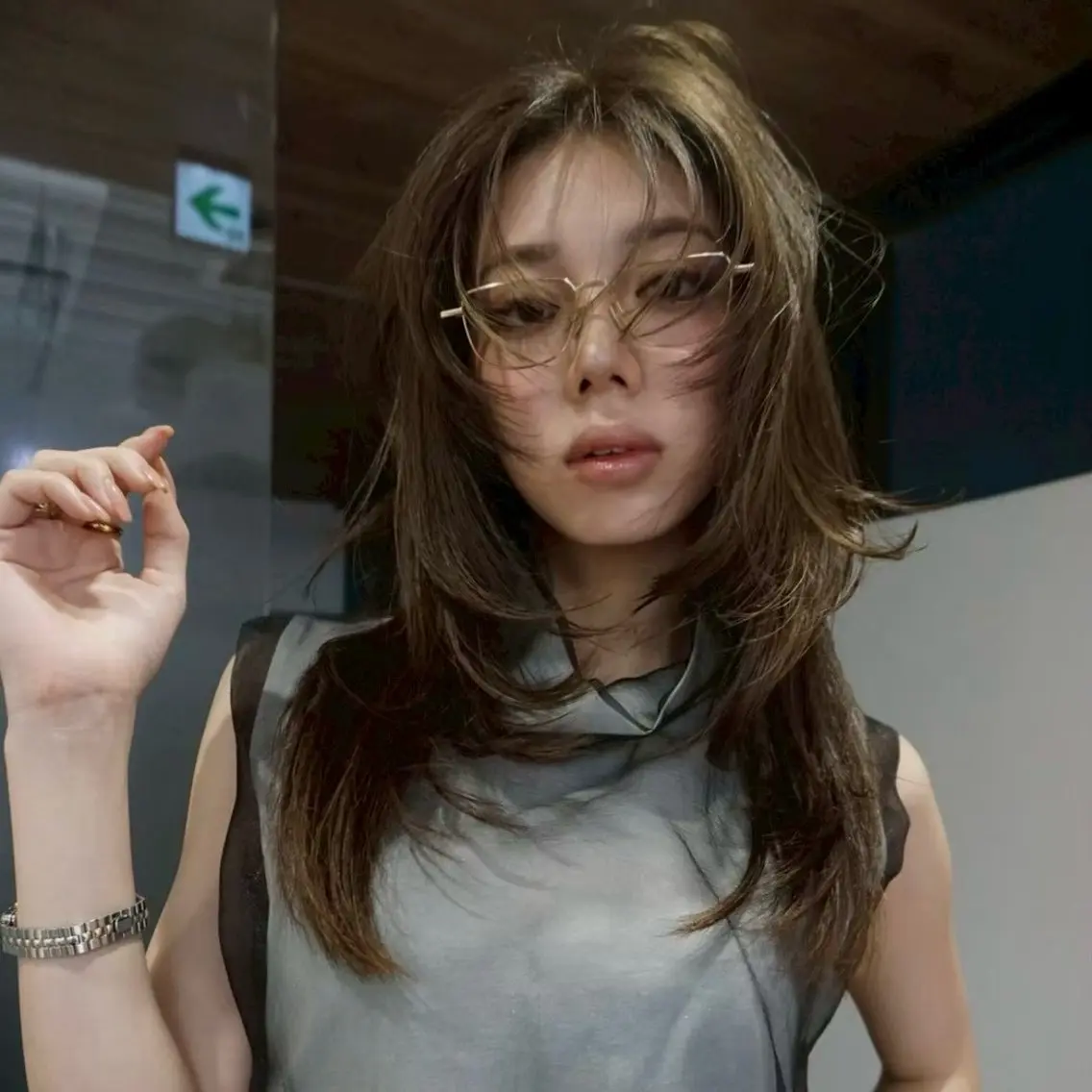 セミロング カラー カット DEAN JECYのヘアスタイル
