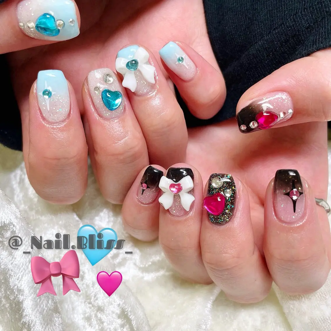 ネイル 持ち込み ハンドネイル NAIL BLISSのネイルデザイン