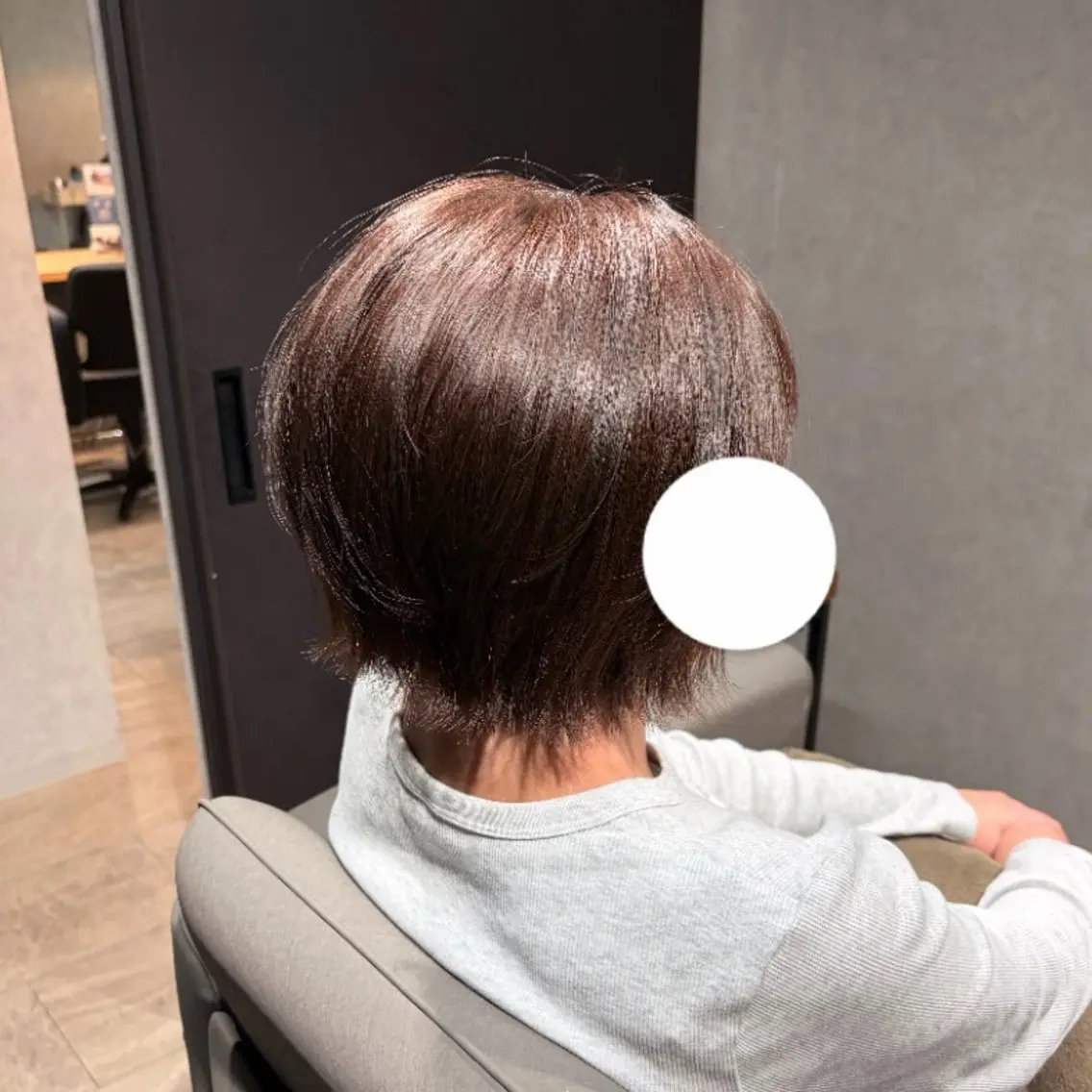 ショート ボブレイヤー ボブ レイヤーカット カット Re:nk kotoneのヘアスタイル