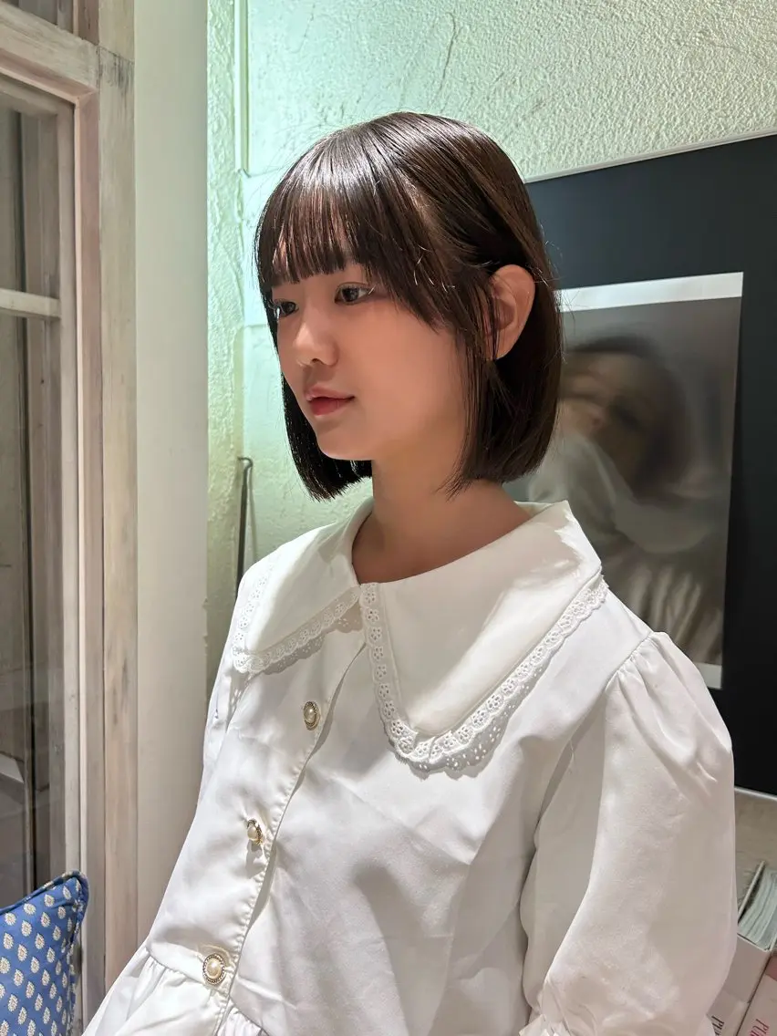 ミディアム カット 瑠莉🪩 薬院/天神南/今泉のヘアスタイル