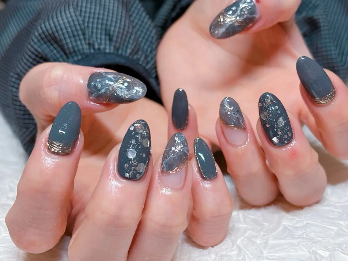 ネイル 持ち込み ハンドネイル ハンドケア 💫ゆか_ Nailartistのネイルデザイン