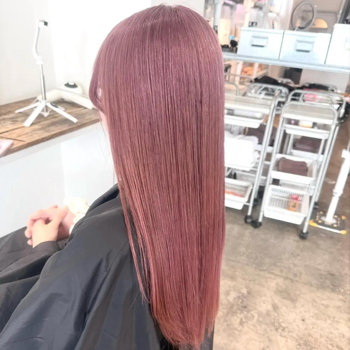 ロング カラー ヘアカラー トリートメント 🫧ブリーチ/メンズ /透明感カラー/みきのヘアスタイル