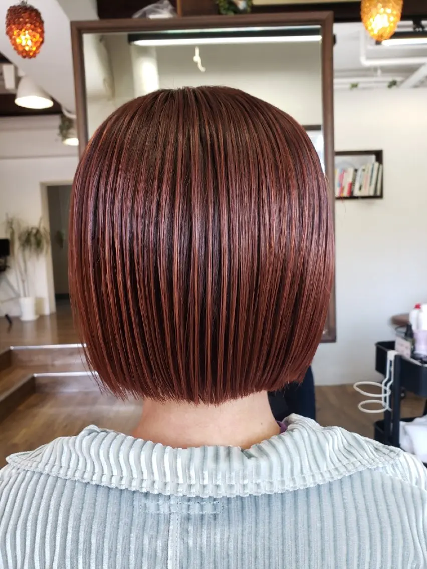 ショート カラー ヘアカラー 中山 明子のヘアスタイル