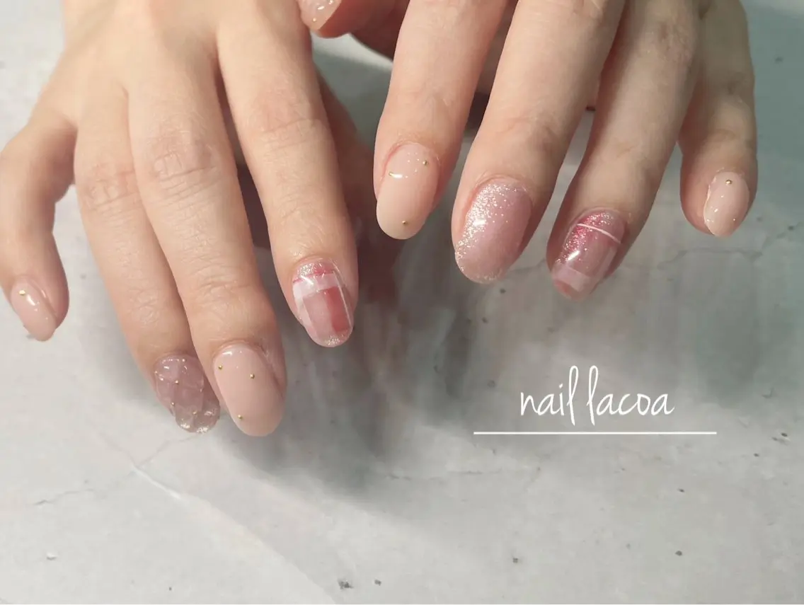 ネイル アートネイル zuzunail -lacoa-のネイルデザイン