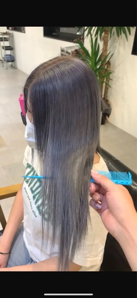 カラー Agu peachのヘアスタイル