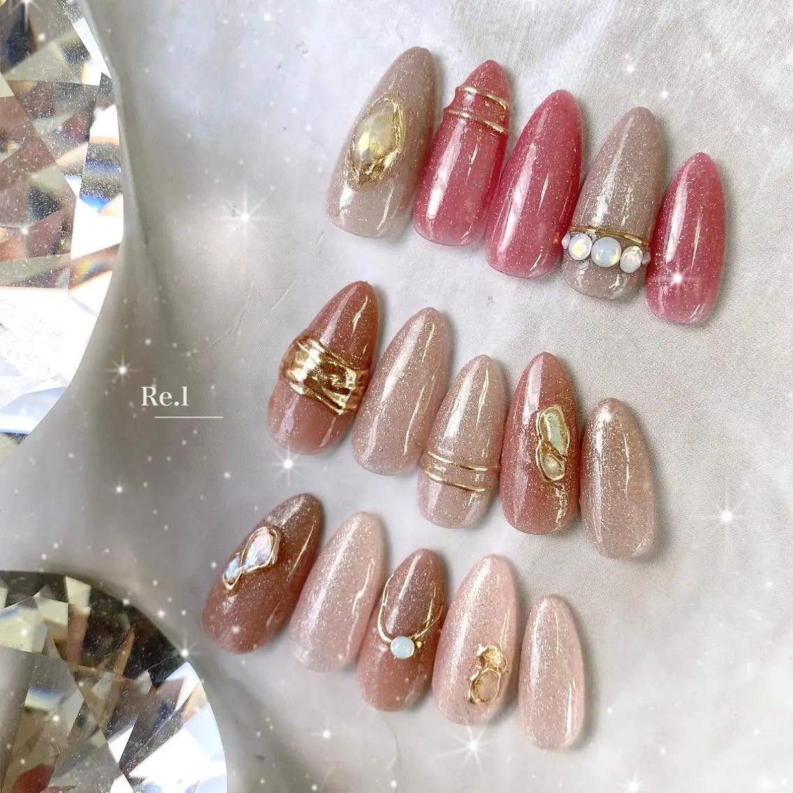 ネイル モチの良さ◉ フィルインネイル♡のネイルデザイン
