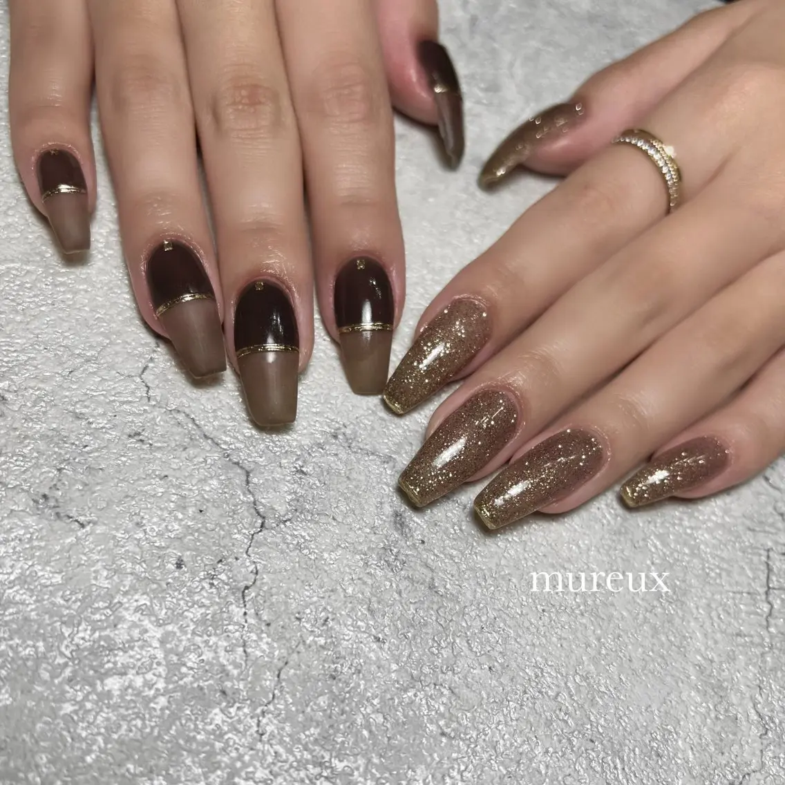 ネイル ハンドネイル mureux ∵ayakaのネイルデザイン